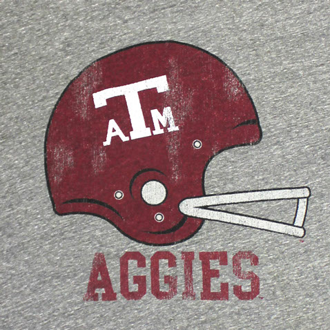 Original Retro Brand College Vault Texas A&M Football T Shirt made in america usa