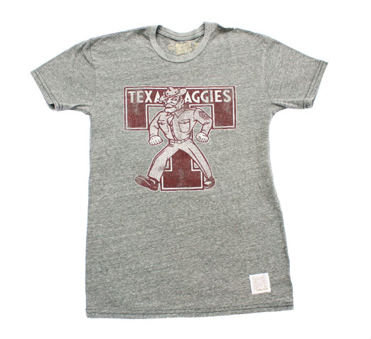 Original Retro Brand College Vault Texas A&M 1876 Ol' Sarge tshirt shirt American made